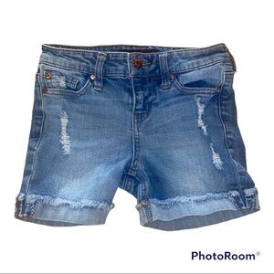 Celebrity Pink Girls Distressed Denim Shorts 8